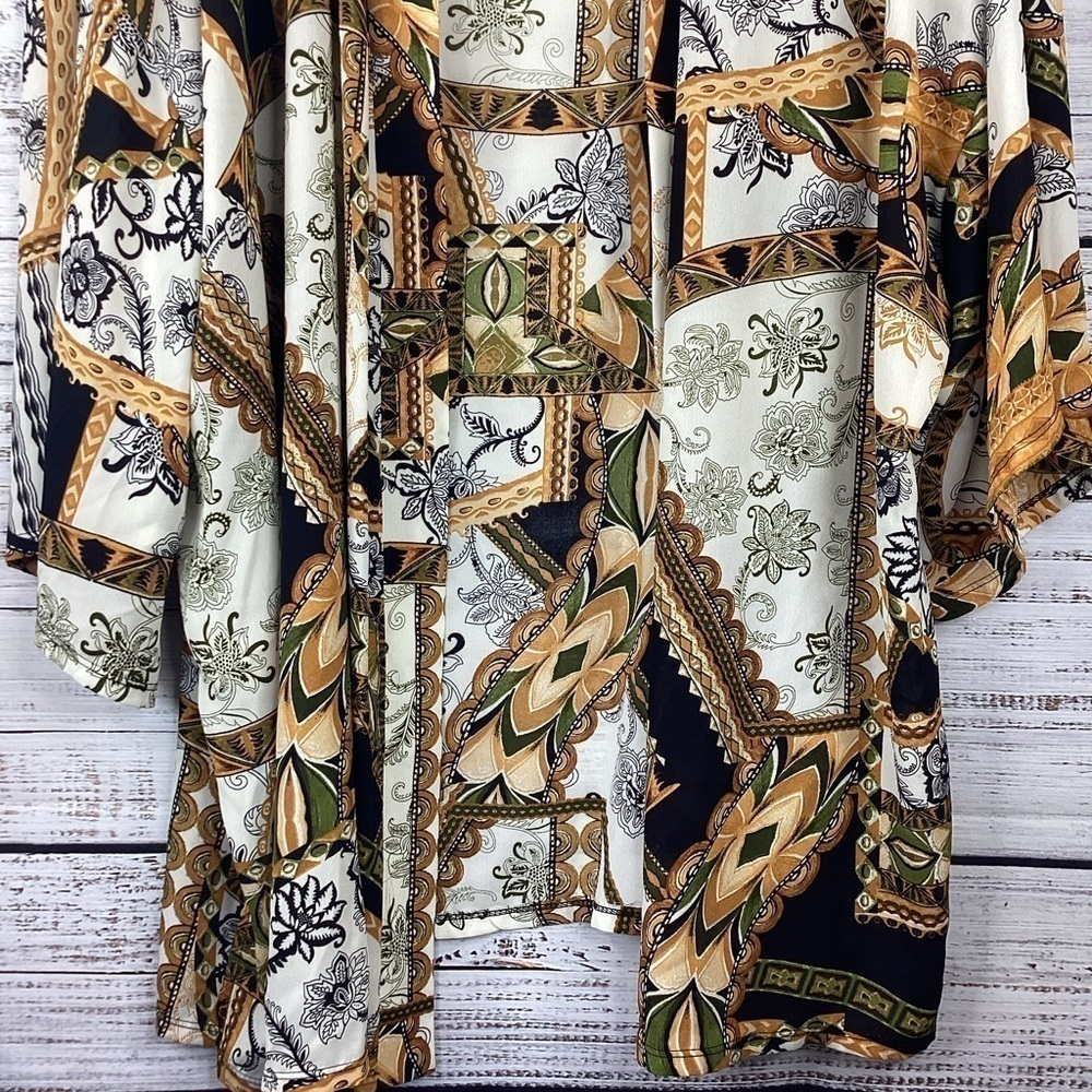 ANTTHONY ORIGINAL PLUS SIZE 2X TOP KIMONO CARDIGAN STYLISH - Picture 7 of 12